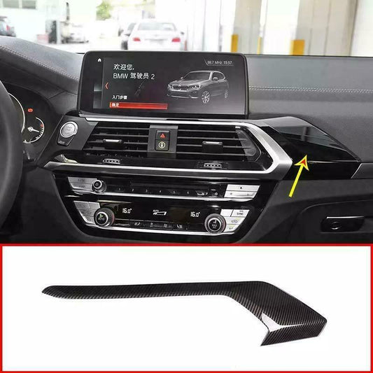 Passend für Armaturenbrett Mittelkonsole Passend Für BMW X3 G01 Rahmen Blende Carbon Optik