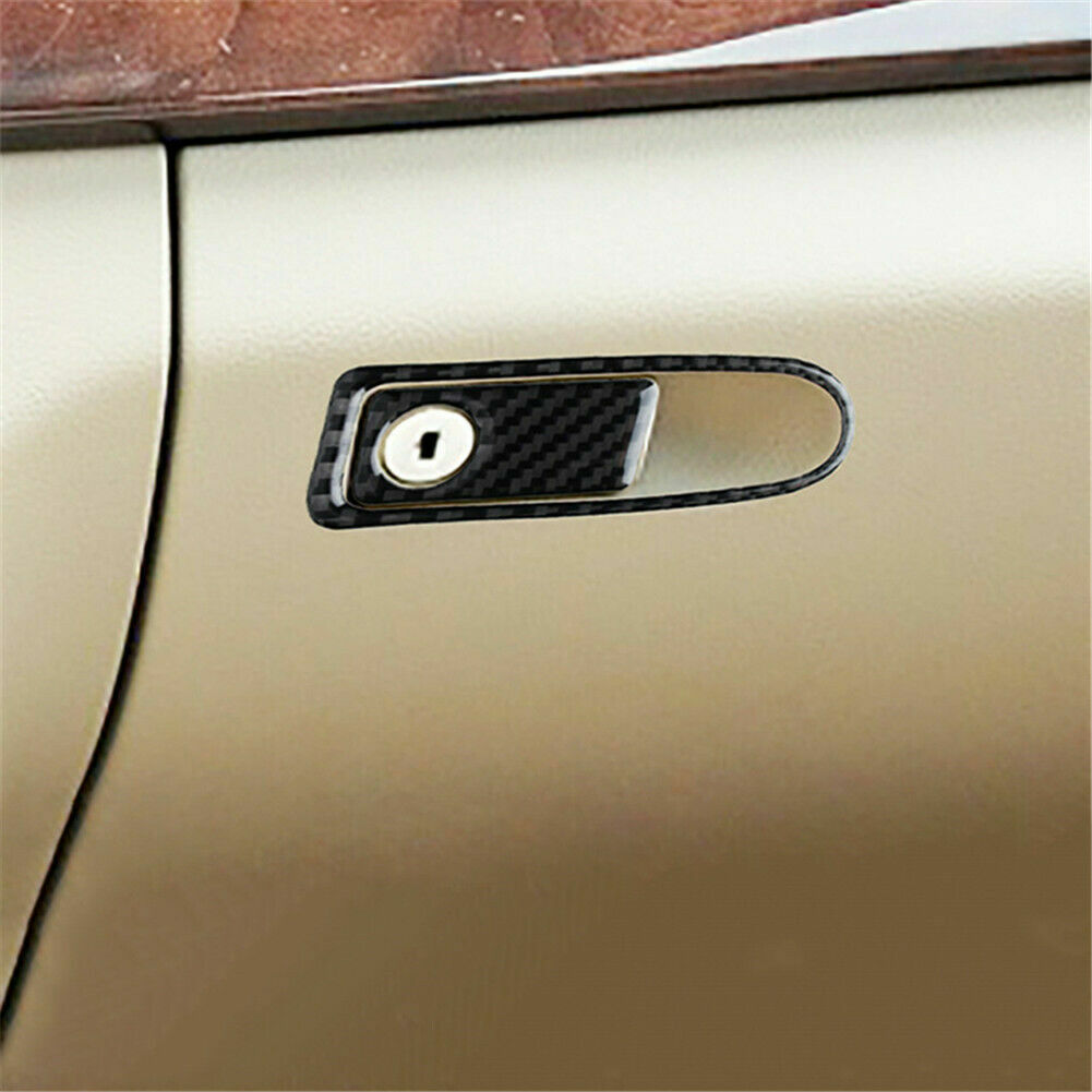 Passend für Kohlefaser Handschuhfach Aufkleber Blende Für Mercedes-Benz C-Klasse W204