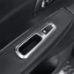 Passend für Peugeot 3008 Fensterheber Rahmen Blenden Silber Abdeckungen