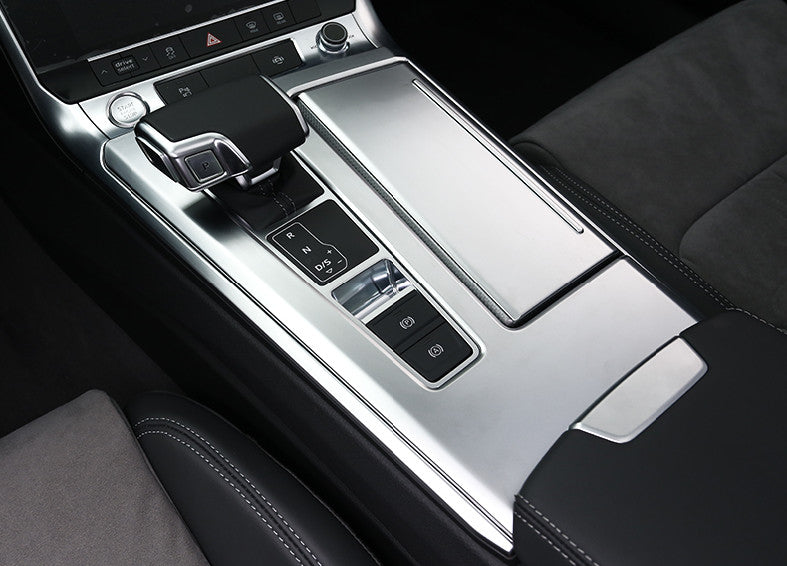 Passend für Audi A6 C8 2019 2020 Mittelkonsole Silber Blende Veredelung Schutz