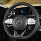 Passend für Mercedes Benz A C E Carbon Lenkradtasten Lenkrad Cover Rahmen Blende