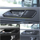 Passend für VW Tiguan 2016 2017 2018 Fensterheber Blende Carbon Schutz Armlehne