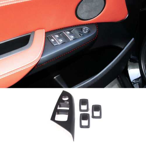 Passend für BMW X3 F25 X4 F26 2011–2017 Fensterheber Blenden Abdeckung Schwarz