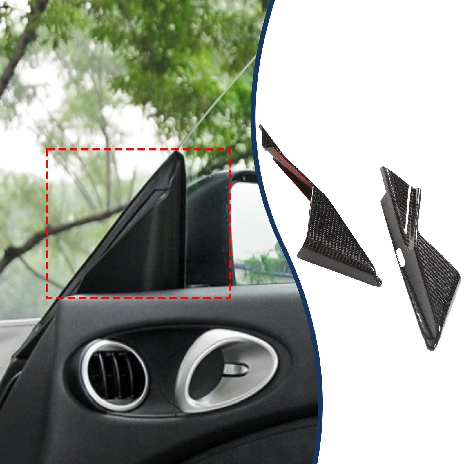 Passend für Nissan 370Z 2009-2020 A-Säule Blende