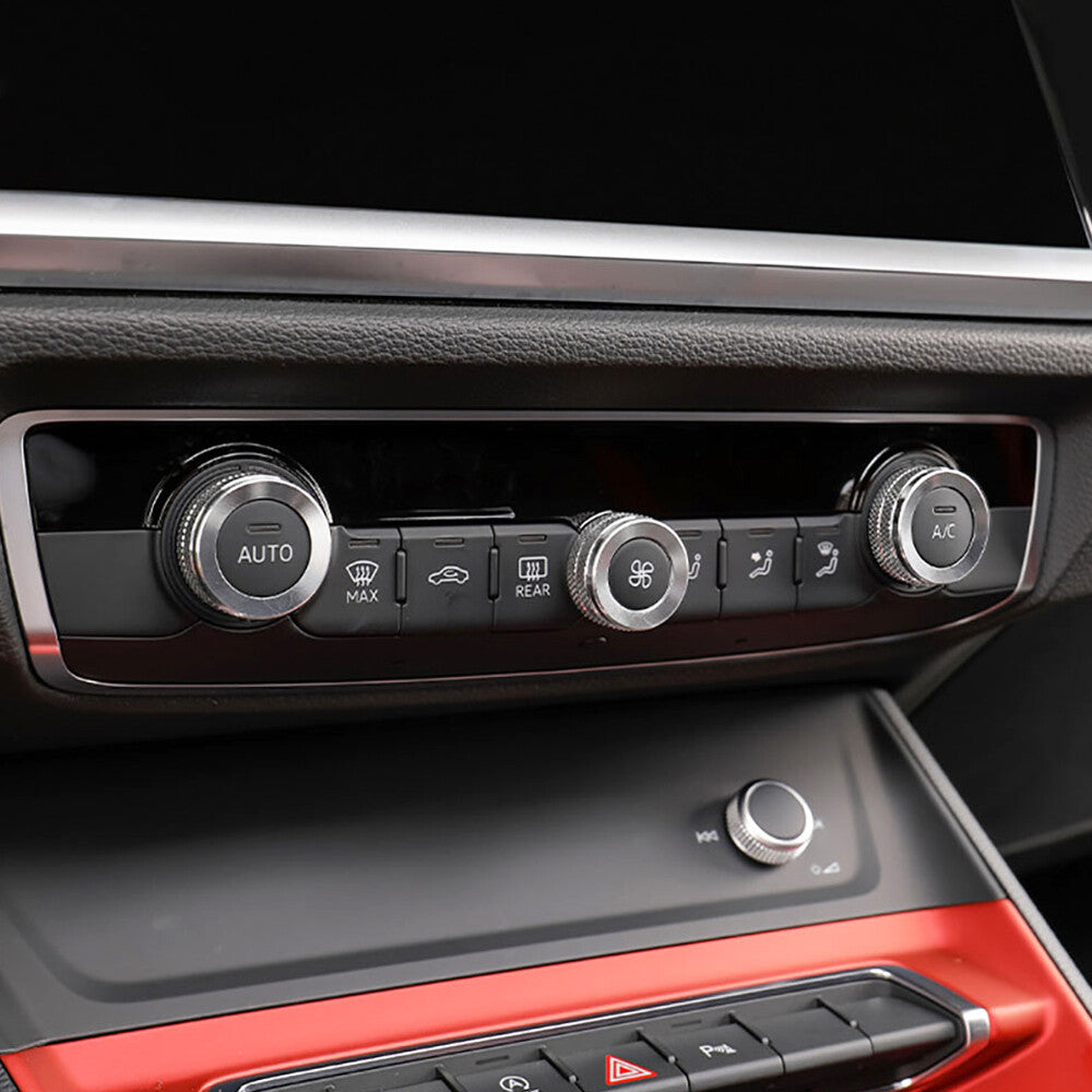 Passend für Audi Q3 F3 Radio Knopf Regler Blenden Abdeckung Rahmen