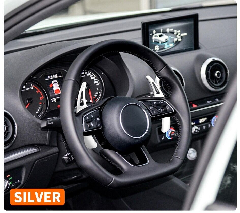 Passend für Audi A3 A4 A5 Q2 Q5 Q7 Premium Schaltwippen Verlängerung Blende