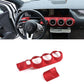 Passend für Mercedes Benz B W247 Rot Blende Klima Mittelkonsole Cockpit Cover