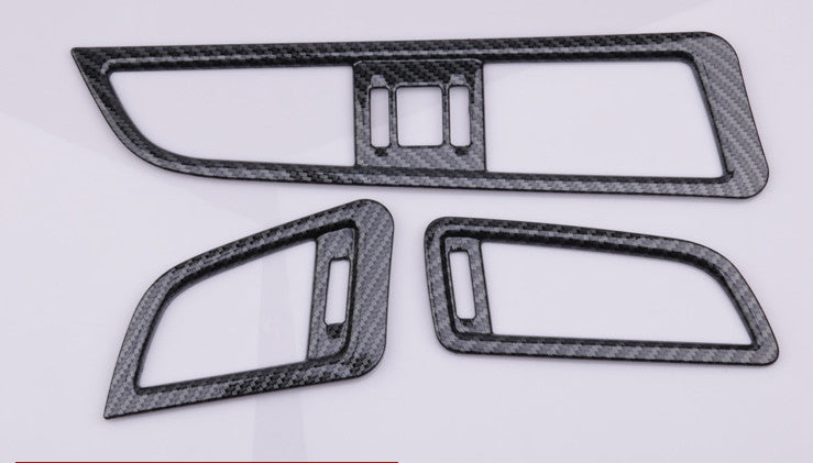 Passend für VW Tiguan Luftauslassblenden Carbon Lüftung Rahmen Schutz Zierrahmen