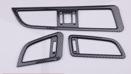 Passend für VW Tiguan Luftauslassblenden Carbon Lüftung Rahmen Schutz Zierrahmen