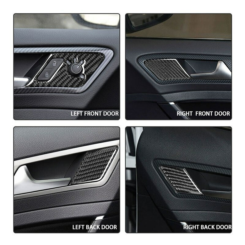 Passend für 4 tlg. passend Für VW Golf 7 MK7 GTI Türgriffe Griff Schutz Blenden in Carbon