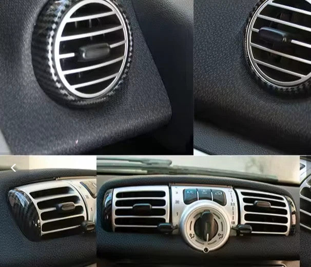Passend für Smart Fortwo 451 2007-2014 Lüftungsringe Blenden