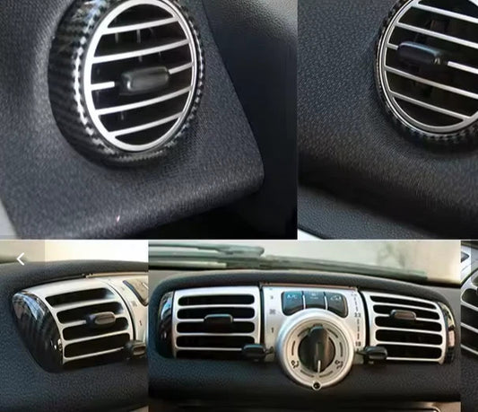 Passend für Smart Fortwo 451 2007-2014 Lüftungsringe Blenden