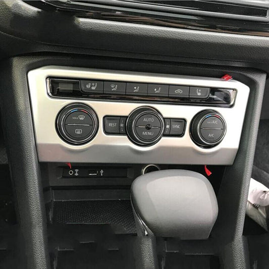Passend für VW T-Roc Edelstahl Blende Mittelkonsole Abdeckung Rahmen Schutz