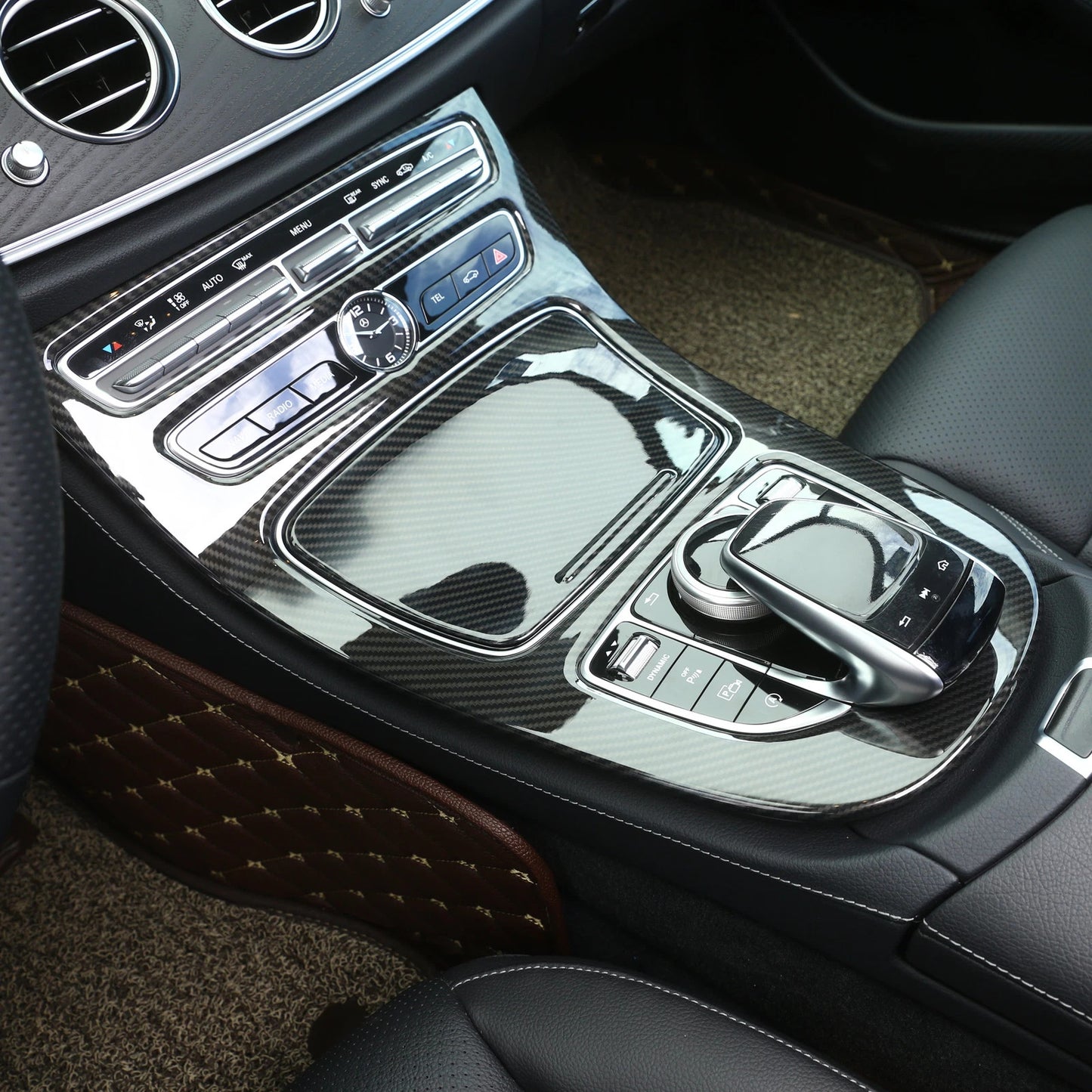 Passend für Mercedes W213 2016-2018 Mittelkonsole Blende