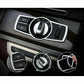 Passend für BMW 5 Series F10 2011-2014 Lichtschalter Rahmen Blende Silber