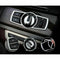 Passend für BMW 5 Series F10 2011-2014 Lichtschalter Rahmen Blende Silber