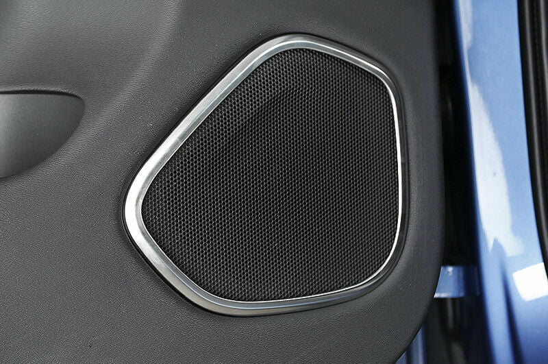 Passend für Volvo XC60 Lautsprecher Blenden Abdeckung Zierrahmen Silber