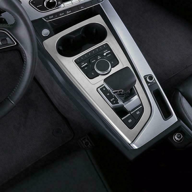 Passend für Edelstahl Mittelkonsole Schalttafel Blende Rahmen Passend Für Audi A4 B9