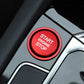 Passend für Start Stop Ring Abdeckung Alu Rot Passend Für VW Golf 7 Passat B8