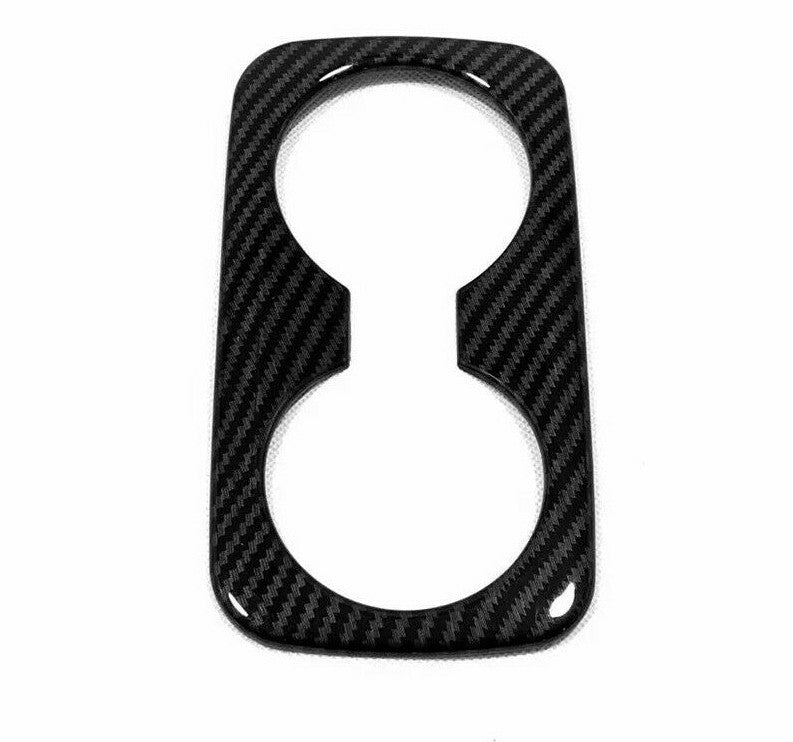 Passend für Hyundai Tucson Becherhalter in Carbon Optik Blende Zierrahmen Tuning