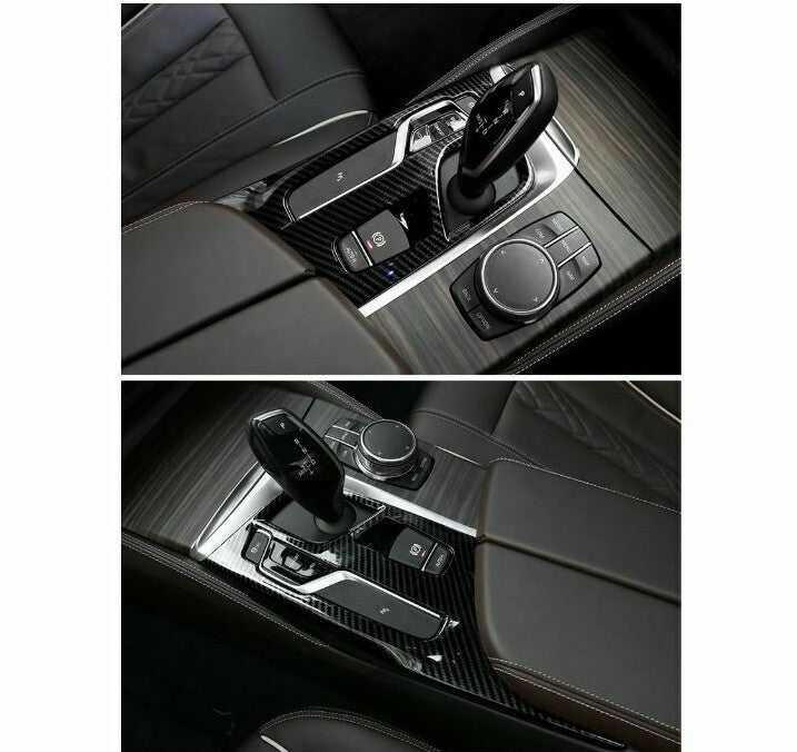 Passend für BMW 5er G30 G31 Carbon Mittelkonsole Schaltung Getriebe Blende