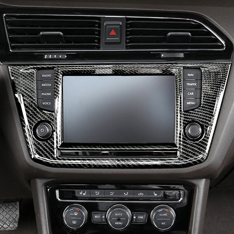 Passend für Display Rahmen Abdeckung Passend Für VW Tiguan 2 AD1 MK2 Rline TDI