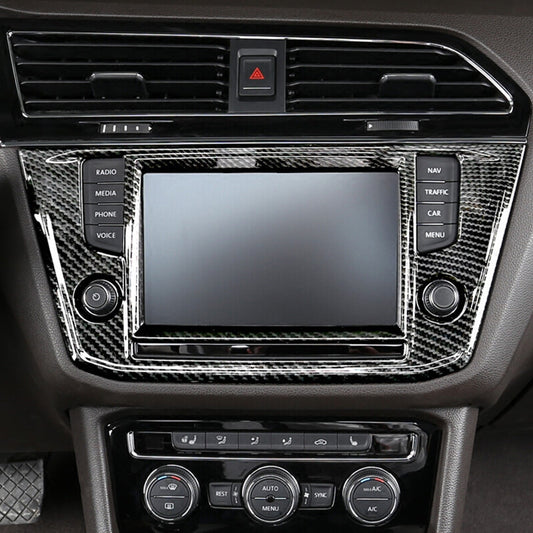 Passend für Display Rahmen Abdeckung Passend Für VW Tiguan 2 AD1 MK2 Rline TDI