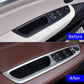 Passend für BMW X5 E70 X6 E71 Fensterheber Rahmen Blende aus Edelstahl