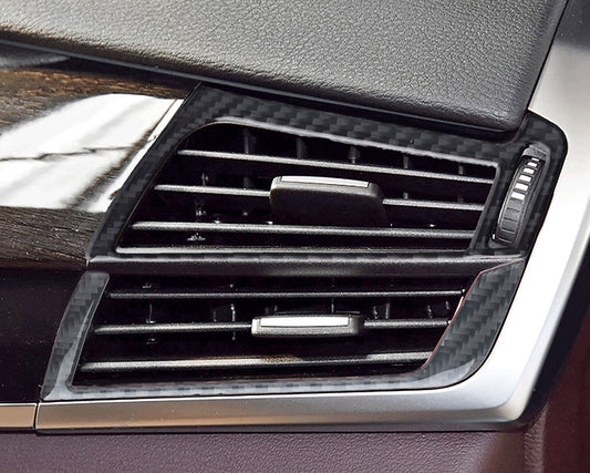 Passend für BMW X5 F15 X6 F16 Carbon Luftauslass Düsen Lüftung Blenden Rahmen