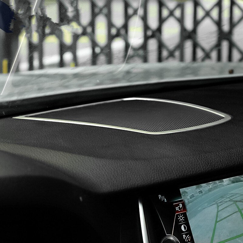 Passend für BMW 5 F10 F18 2011-17 Lautsprecher Blende Abdeckung Rahmen Silver