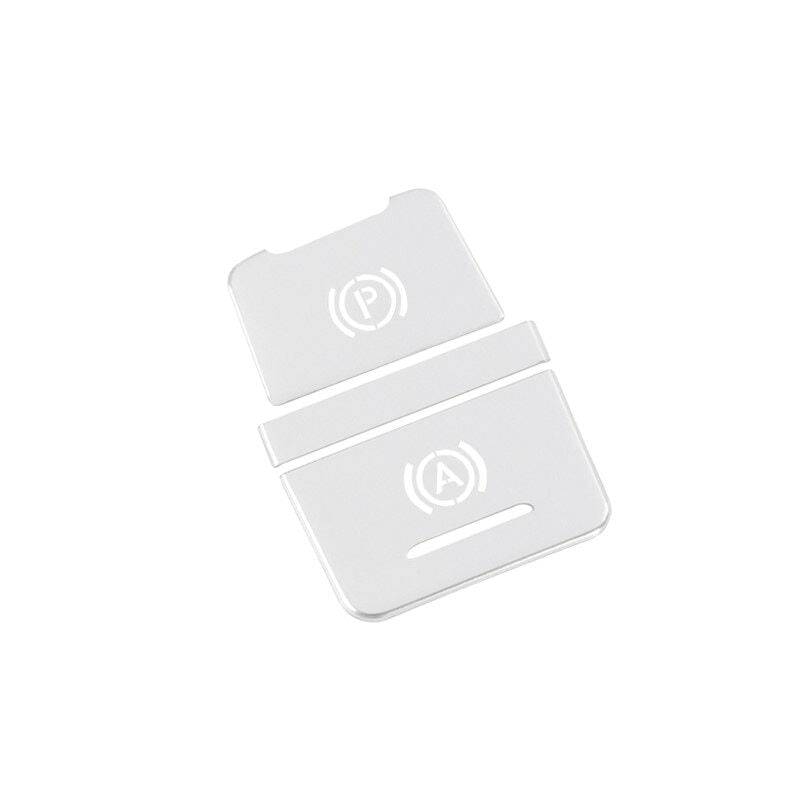 Passend für Audi A6 C7 2012-2018 Handbremse Edelstahl Blende Zierblende Silber