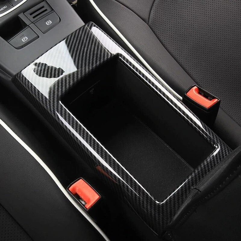 Passend für Audi A3 Mittelkonsole Abdeckung Armlehne Rahmen Schutz Blende Carbon
