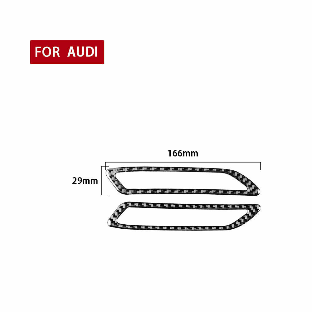 Passend für Audi A6 C8 A7 ab 2019 Lüftung Blenden Rahmen Zierblende Abdeckung