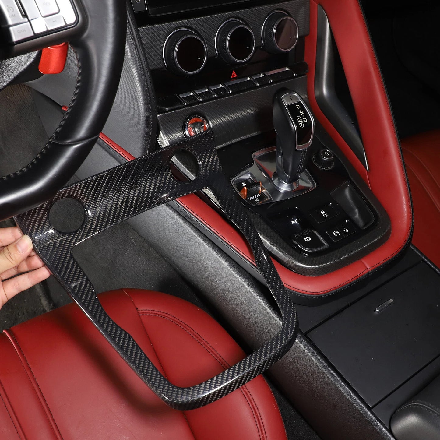 Passend für Jaguar F Type X152 2013-2022 Mittelkonsole Blende