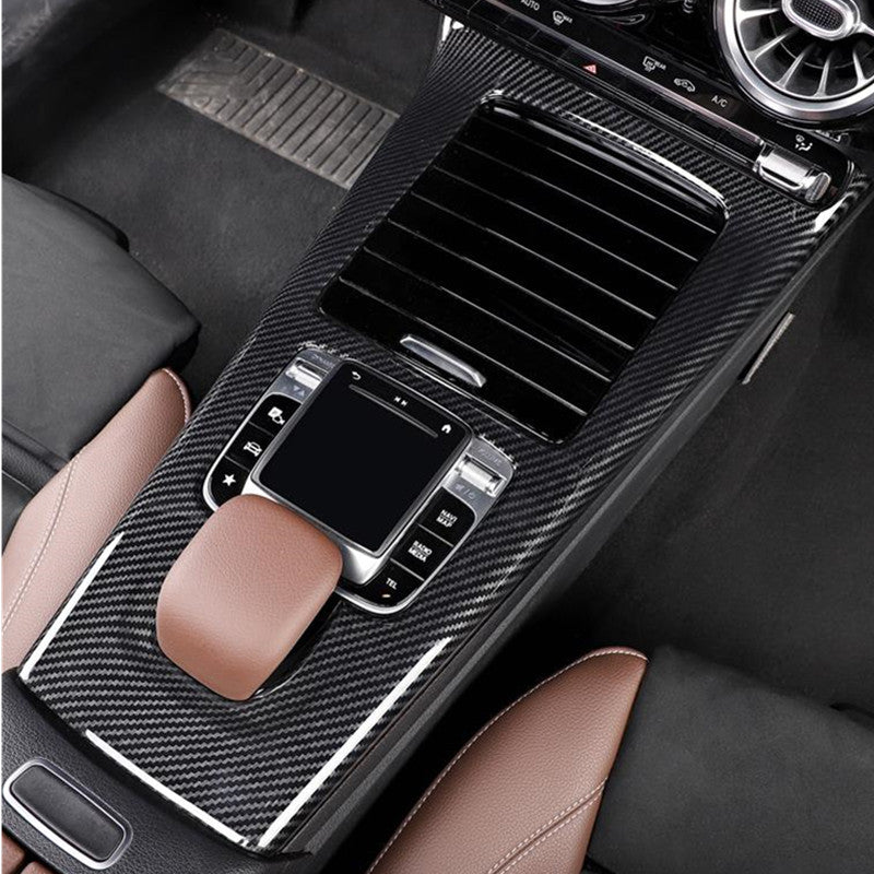 Passend für Mercedes A W177 2019 Mittelkonsole Blende Carbon Abdeckung Rahmen