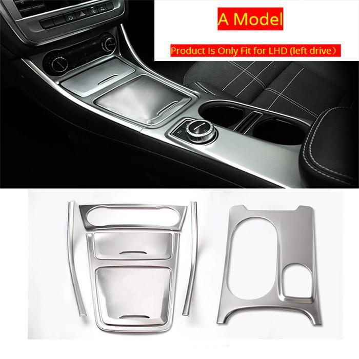 Passend für Mercedes CLA GLA Mittelkonsole Blenden Abdeckung Rahmen Silber