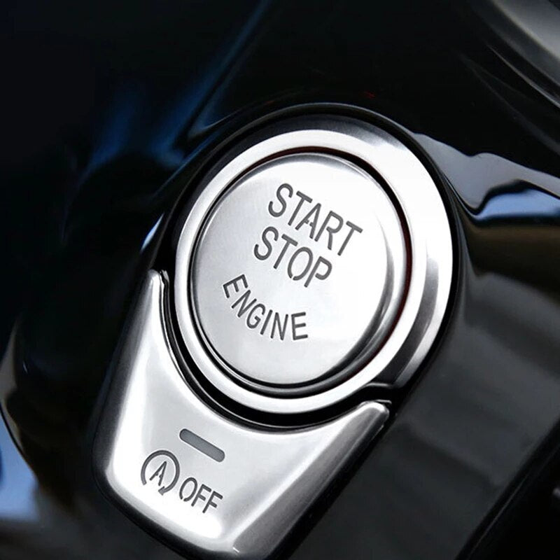 Passend für BMW 5 Series G30 2017-18 Start Stop Blenden Abdeckungen Rahmen
