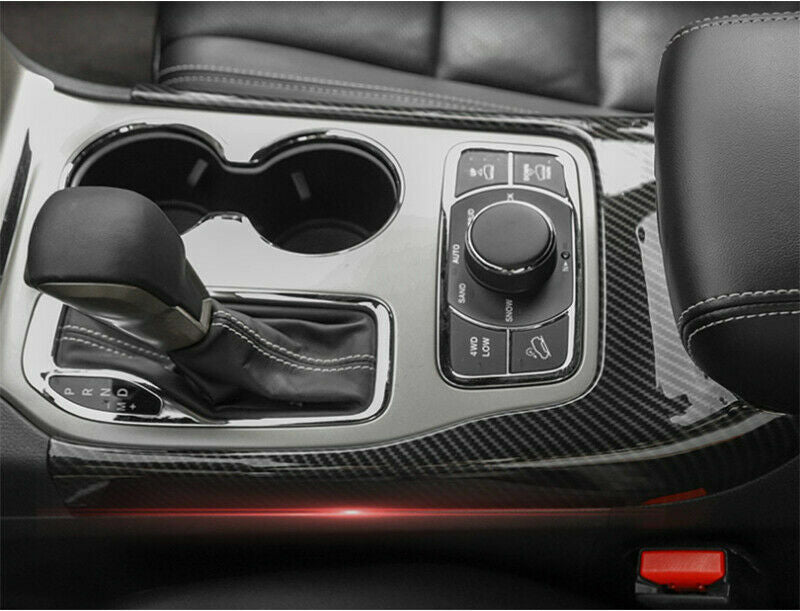 Passend für Jeep Cherokee Mittelkonsole Abdeckung Blenden Rahmen Tuning