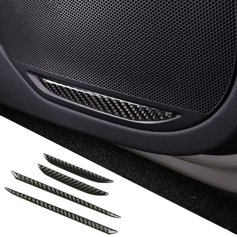 Passend für Audi A4 B9 2017-20 Türschlitz Blenden Abdeckungen Rahmen Carbon