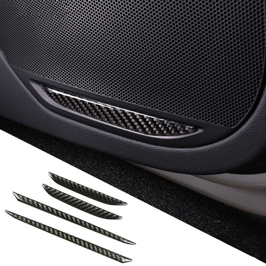 Passend für Audi A4 B9 2017-20 Türschlitz Blenden Abdeckungen Rahmen Carbon
