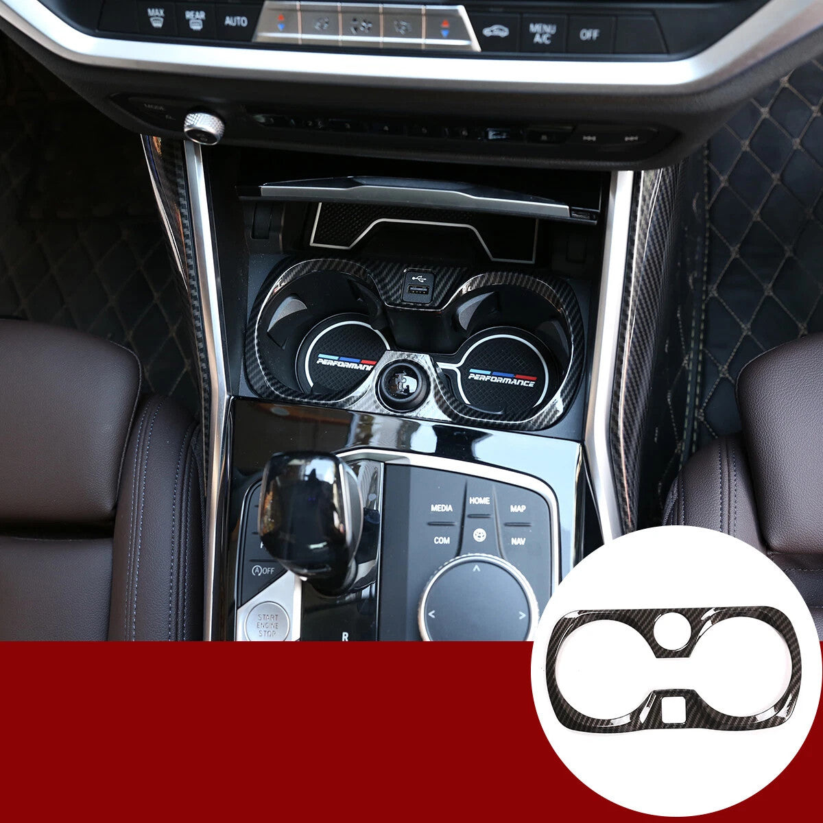 Passend für Bmw 3 Series G20 2020-2022 Becherhalter Blende