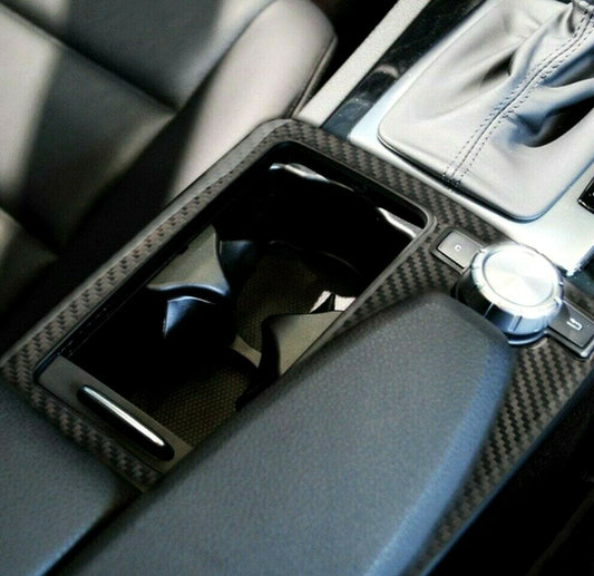 Passend für Mercedes Benz W204 W212 Carbon Mittelkonsole Rahmen Blende Schutz