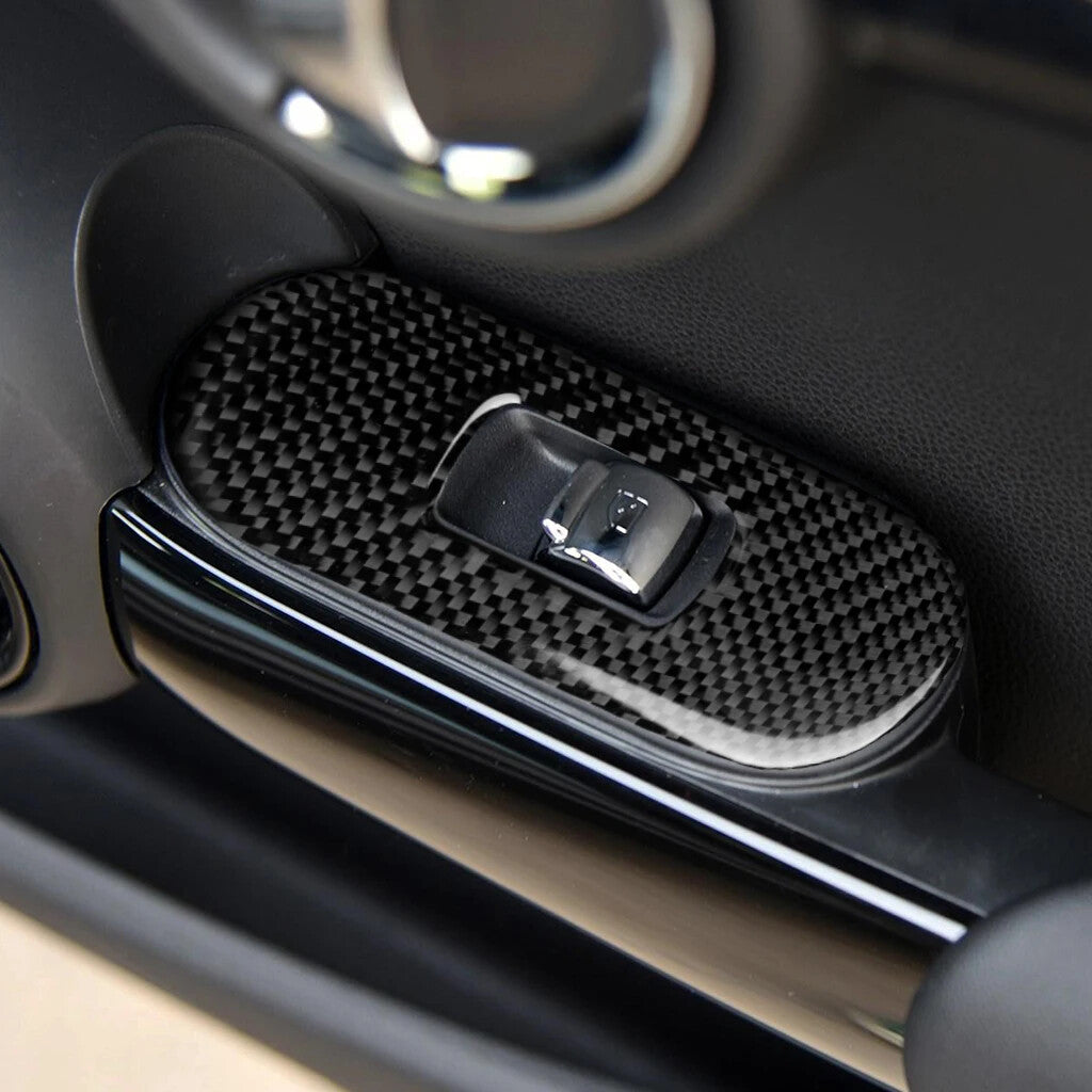 Passend für BMW Mini Cooper S 3DR F56 Fensterheber Rahmen Blenden Carbon