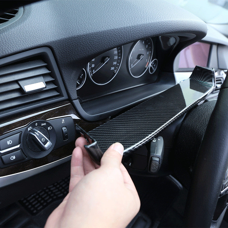 Passend für BMW 5 Series F10 2011-2017 Tacho Blende Rahmen Carbon Abdeckung