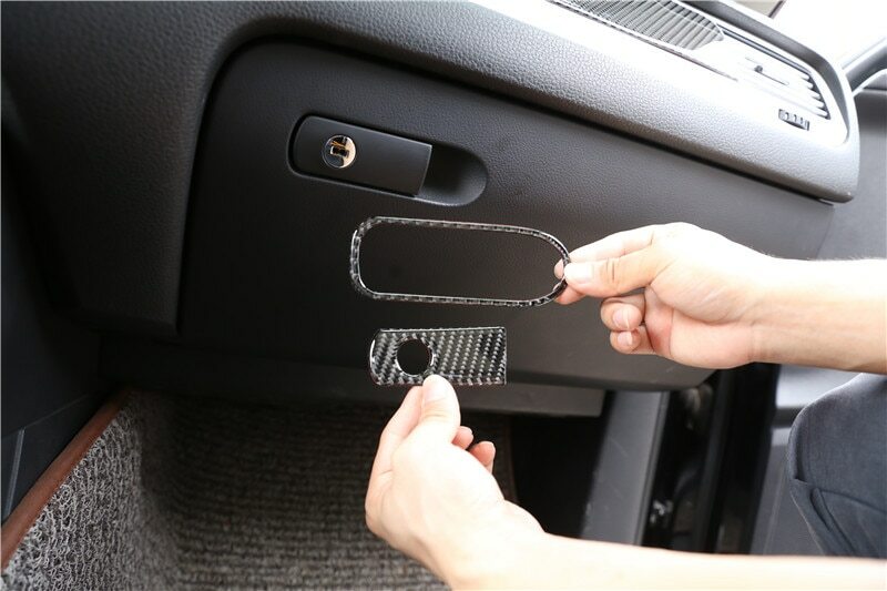 Passend für Mercedes Benz W205 GLC Handschuhfach Rahmen Blende Carbon