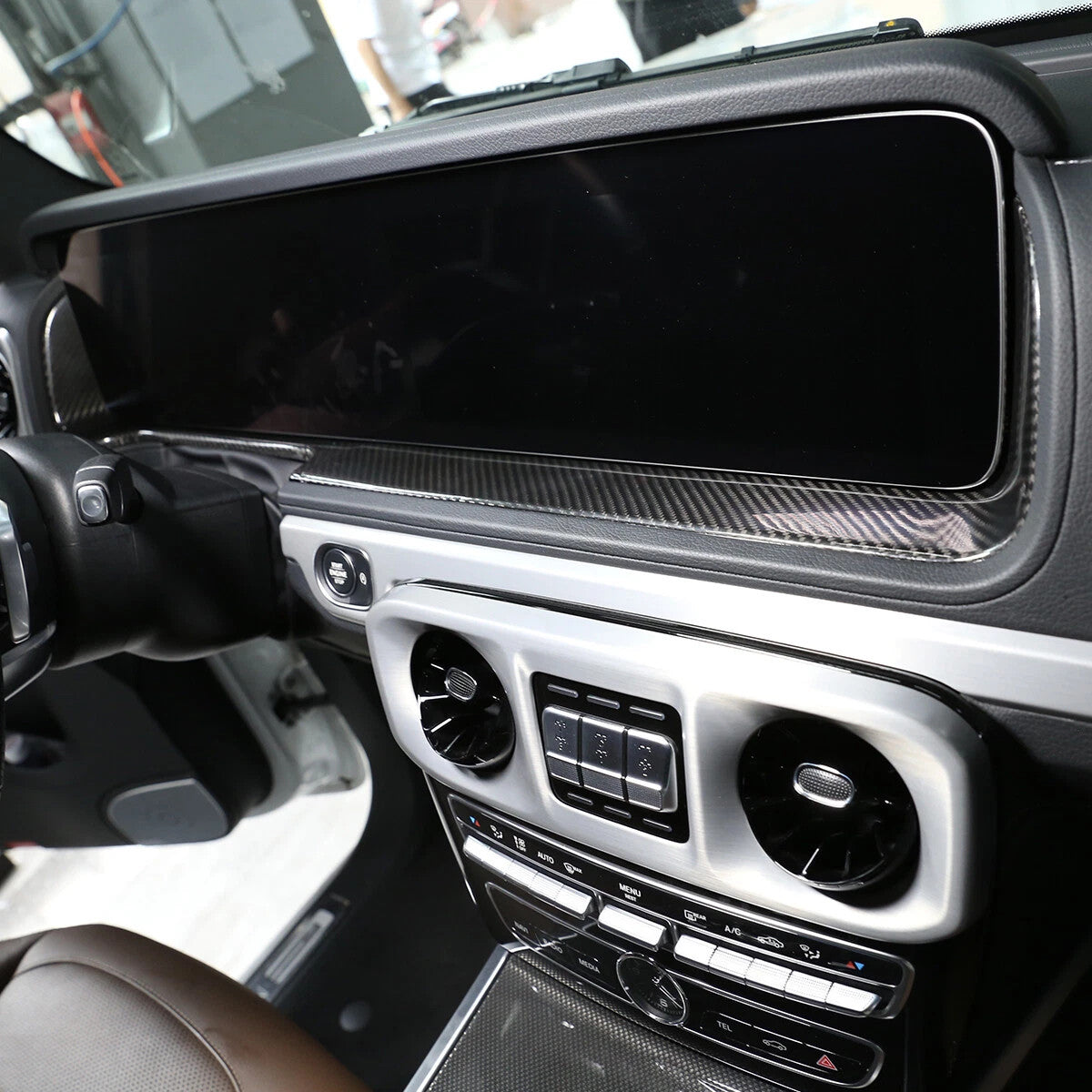 Passend für Mercedes G Klasse W463 2019-2023 Navigation Blende