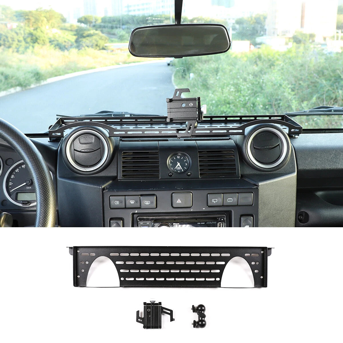 Passend für Land Rover Defender 2004-2019 Armaturenbrett Blenden