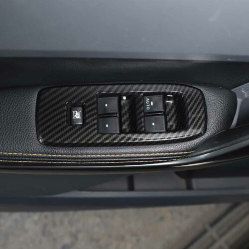 Passend für Ford Ranger 15-22 Fensterheber Rahmen Blenden Abdeckung Carbon