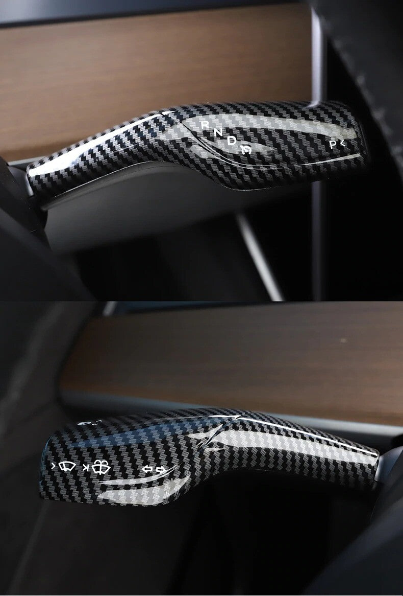 Passend für Tesla Model 3 Blende Carbon Scheibenwischer Blinker Aufwertung Rahmen