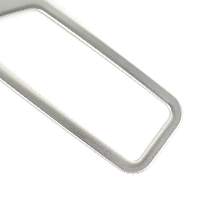 Passend für Audi A3 ab 2021 Handschuhfach Abdeckung Edelstahl Silber Blenden